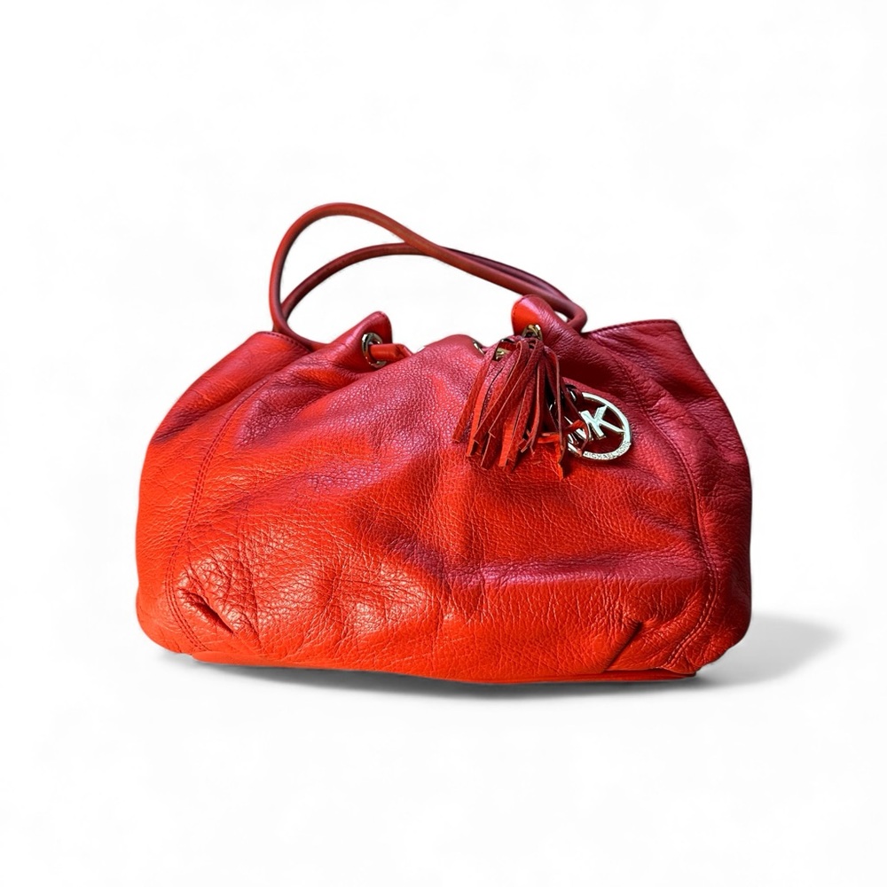 Gen Z Maximalism Michael Kors Vibrant Orange Shoulder Bag